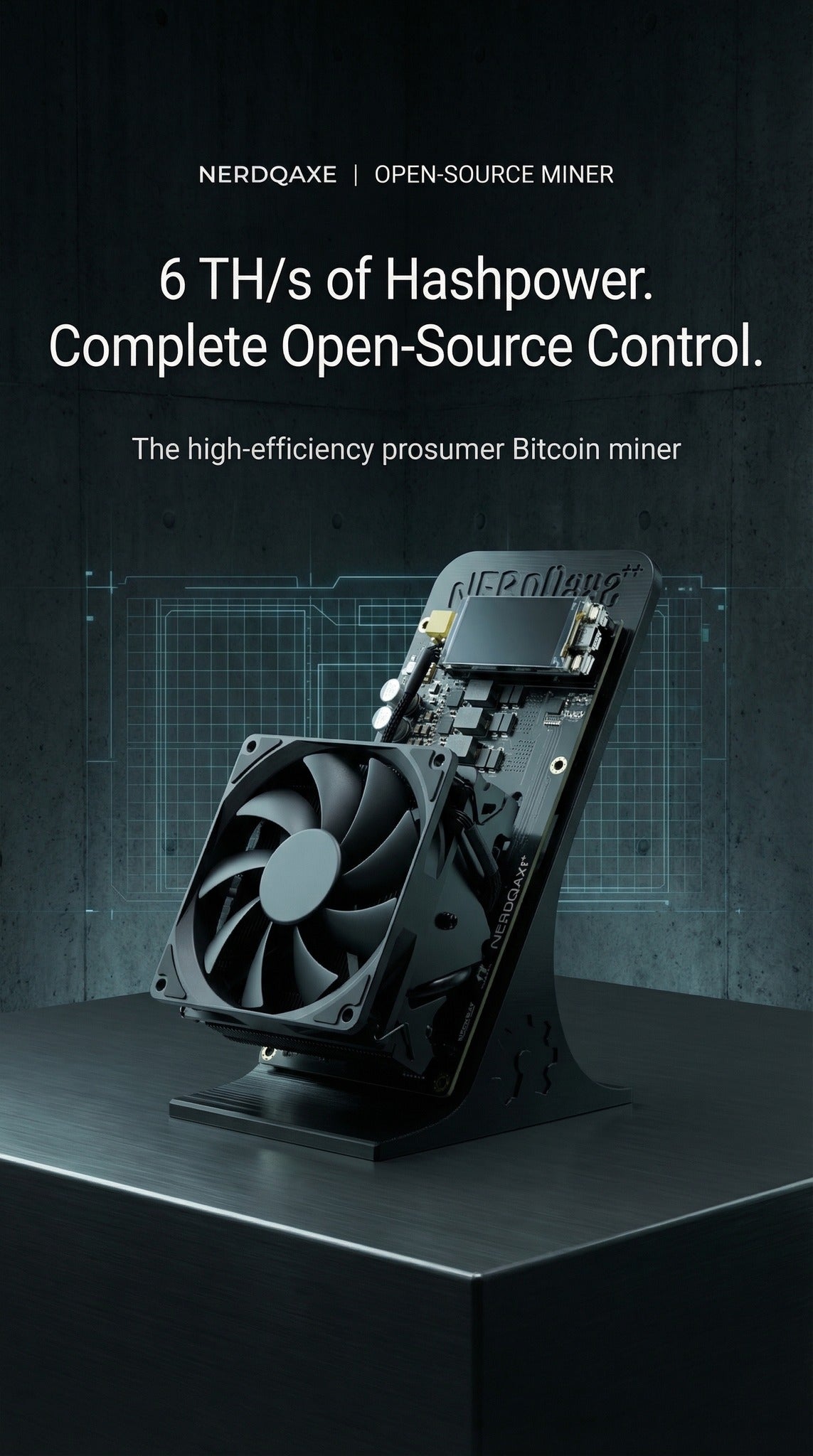 NerdQaxe++ Rev 6.1  6\TH/s Pre-Order